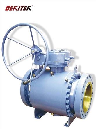 Injap Bebola Palsu Duduk Lembut Dipasang Trunnion
